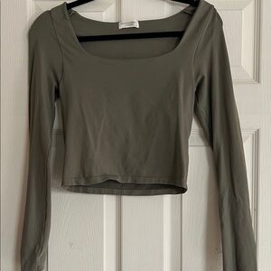 Altar'd State Green Long Sleeve Top Size M/L